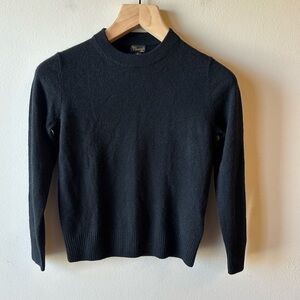 NWTs Crewcuts Black Crewneck Sweater Fine Knit